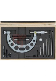 Resim Asimeto AS-111 Değiştirilebilir Çubuklu Mekanik Dışçap Mikrometresi 400-500MM 