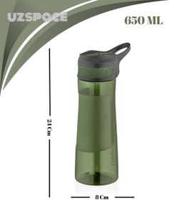 Resim Vagonlife Uzspace Ring Tritan Su Matarası - 650 Ml (Yeşil) 