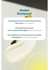 Resim Leke Karşıtı Serum Güneş Kremi Goodal Green Tangerine Vita C Dark Spot Care Sun Serum Spf50+ Pa++++ 