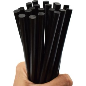 Resim Hobialem 10 Adet, Siyah Silikon, Kalın, Sıcak Mum Silikon, 11 Mm, 1.kalite 