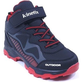 Resim Kinetix Dımas Çocuk Siyah-gri-kırmızı 26-30 Günlük Bot-siyah Siyah 