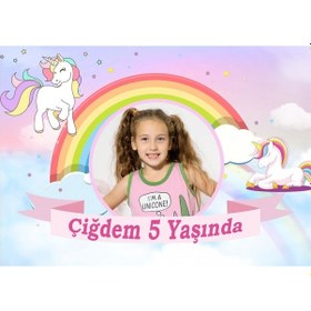 Resim Unicorn Kişiye Özel Magnet Hdts120 +3 