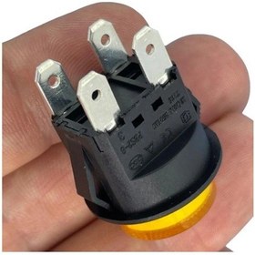 Resim Ic-180n Buton Plastik 22mm 12v 4p Sarı 