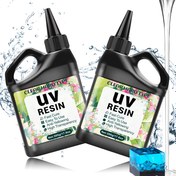 Resim Şeffaf Reçine - Sararmaya Karşı Dayanıklı, Düşük Koku ve Kabarcıksız Hızlı Kuruyan Formül, Takı Yapımı, DIY El Sanatları, Anahtarlık, Bardak Altlığı İçin Şeffaf Döküm Plastik, Başlangıç Seviyesi ve Profesyoneller için İdeal, Pürüzsüz Yüzeyli, Sanatsal El İşleri 