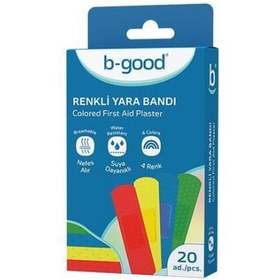 Resim B-Good Renkli Yarabandı 20 Adet 