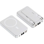 Resim Sprange SR-P28M 12000mah Magsafe 15w Wireless Hızlı Şarj 20w-pd Micro Type-c Lightning Şarj Standlı 