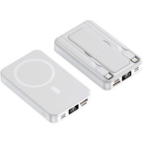 Resim Sprange SR-P28M 12000mah Magsafe 15w Wireless Hızlı Şarj 20w-pd Micro Type-c Lightning Şarj Standlı 