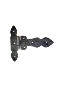 Resim Antika Tarz Dekoratif Pirinç Kuyruklu Düğmeli Menteşe No1 - 117x142 Mm, Oksit Tg-v 6704 Çok Renkli 