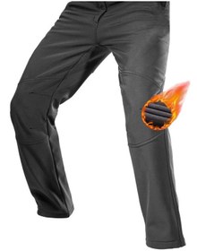 Resim bteks Pantolon Softshell Kadın Erkek Çift Katmanlı Ultra Kalın Kışlık Kayak Motorcu Outdoor Pantolon 