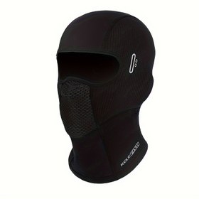 Resim 1 Nefes Alabilen Siyah Balaclava Maskesi - Yazlık Yüz Maskesi, Motosiklet, Yürüyüş ve Balıkçılık için İdeal, Elde Yıkanabilir, Naylon/Spandex Karışımı 
