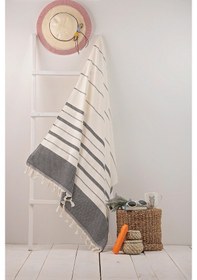 Resim Nurella Peştemal Krem %65 Pamuk %35 Bambu 95x180cm 