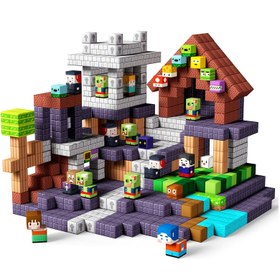 Resim Halloween, 3, 4, 5, 6, 7 Yaş Çocuklar İçin Noel Hediyeleri, Yaratıcılığı Teşvik Eden Çiçekler, Ağaçlar, Kayalar ve Diğer Temalar İçeren Manyetik 100 Parça Set, En İyi Doğum Günü Hediyesi, Yaratıcı İnşaat, Manyetik Bloklar, Yaratıcı Oyun 