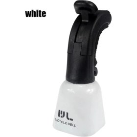 Resim Yunjin Shop Beyaz Stil Bisiklet Çan Yaratıcı Bisiklet Boğa Kafası Çan Boynuzu Bisiklet Aksesuarları Dağ Denge Bisikleti Titanyum Için Ayarlanabilir Hacimli (Yurt Dışından) 