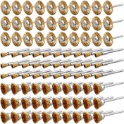 Resim 30 adet Profesyonel Tel Fırça Seti - Altın, Parlatma, Çatlak Çıkarma ve Pas Giderme için | Döner Araçlar için Mükemmel, Ergonomik Saplı Dayanıklı Metal Yapı, Parlatma Fırçası | Hassas Temizlik | Profesyonel Sınıf, Tel Fırça Matkap Makinesi 