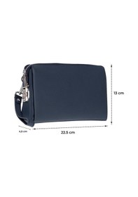 Resim Bloominbag Forte Wrist Midnight Navy Unisex Kilitli Clutch Çanta Lacivert 