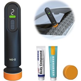 Resim Honmex Oto Cila Makinesi Kablosuz: 12000 Devir Tam Bakır Motor, 3 Vites Ayarı, Boya Çizik Tamiri Ve Cila İşlemleri İçin İç Batarya İle 