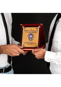 Resim Kurumsal Hediye Logolu Teşekkür Plaketi 