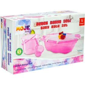Resim Moje 5'li Banyo Küveti Seti (KUTULU) - Beyaz 