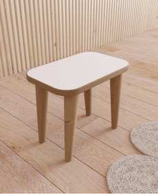 Resim Fahrettin Küçük Çocuk Taburesi Çocuk Sandalyesi Çocuk Oturağı Ahşap Tabure Puf Oturak 