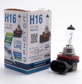 Resim Megamarket06 H16 Oto Halojen Ampul 12v 19w Haha Fazla Işık 