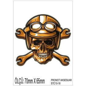 Resim Motorsiklet Otomobil Sticker 2 Adet 016 