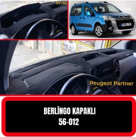 Resim Genel Markalar Citroen Berlingo Kapaklı Torpido Koruyucu Torpido Halısı Kılıf Havlu Örtü 