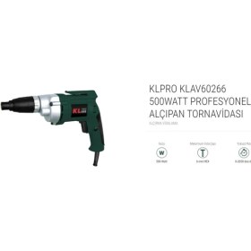 Resim Kale Pro Klpro 500WATT Profesyonel Alçıpan Tornavidası (KLAV60266) 