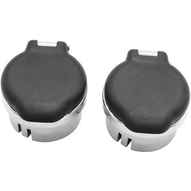 Resim Teltree Chrome Renkli Araç Sigara Çakmak Kapağı, Oe Numarası 20983936, 2 Adet Paket, Gümüş-siyah, 5x4x3cm, 20g 