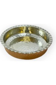 Resim Efemir Çirtikli Bakır Kahvaltılık ve Çerezlik 6’lı Set 