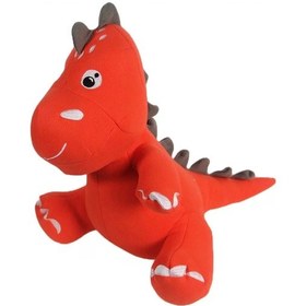 Resim Dino Peluş Oyuncak Turuncu 40 Cm 