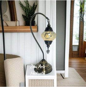 Resim ZEM ARİS HEDİYELİK Şarjlı El Yapımı Otantik Mozaik Kuğu 