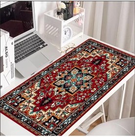 Resim 70x30 Cm Dekoratif Halı Temalı Kaydırmaz Taban Speed Yüzey Oyuncu Mouse Pad Gaming 