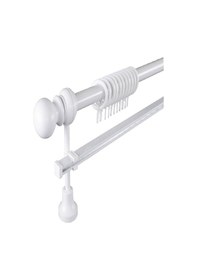 Resim Perdemix Klasik Ahşap Rustik Perde Askısı Tek Raylı 28 Mm 