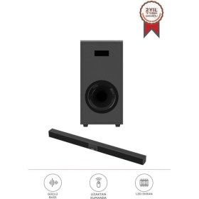 Resim Torima KTS-2035 Siyah 30 W USB Tf Aux Girişli Suwoofer Soundbar Ev Sinema Sistemi 