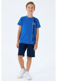 Resim U.s. Polo Assn. Erkek Çocuk Mavi Bermuda Takım Mavi 