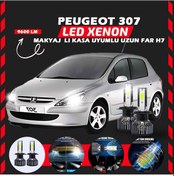 Resim Peugeot 307 Makyajlı Kasa Uzun Far Uyumlu Şimşek Etkili Led Xenon Pro Series H7 