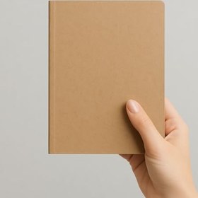 Resim Fark Tanıtım Amerikan Ciltli, A5 Çizgili Not Defter, 64 Yaprak, 90 gr. Ivory Kağıt, Ofis İçin İdeal, Plan (Kraft Kapak) 