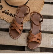Resim Beyaz Kadın Yaz Düz Roma Plaj Sandalet Plaj Moda Ayakkabı Beyaz 