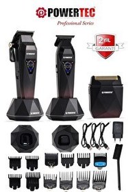 Resim Powertec TR-5800 Saç-Sakal-Ense-Günlük 3in1 Tıraş Makinesi - 0.5 MM Tarak Dahil 