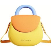 Resim Elmpaly Türkiye Turuncu Küçük El Çantası Şirin Sevimli Sırt Çantası Tek Omuzlu Kese A.Haki 