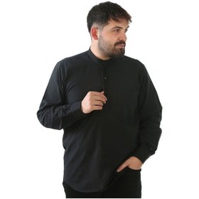 Resim İkranur Hac Ve Umre İçin Gömlek Nakışlı Uzun Kollu Siyah Hakim Yaka %100 Pamuk Hüdayi Çok Renkli 