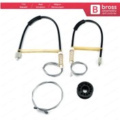 Resim Mercedes C W205 S205 2013-2023 İçin Ön Kapı Cam Kriko Tamir Seti 