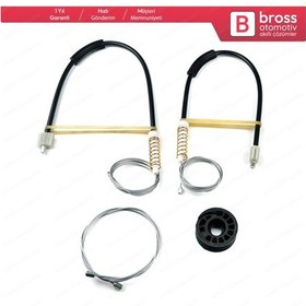 Resim Mercedes C W205 S205 2013-2023 İçin Ön Kapı Cam Kriko Tamir Seti 