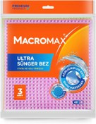 Resim STOREMAX Ultra Sünger Bez 3'lü Paket, Ağırlığının 10 Katı Su Emen Yüksek Performanslı Mutfak Bezi 