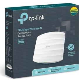 Resim Verto Tp-Lınk Omada EAP115 1 Port 10/100 2.4ghz 300MBPS 2X4DBI Anten Tavan Tipi Access Poınt 