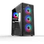 Resim Gamebooster Gb-M206B Usb3.0 Argb Fan Siyah Metal Kasa (Psu Yok) Gb-M206B 