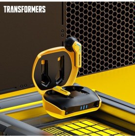 Resim Wealthglow Transformers Tf-t06 Tws Bluetooth Kulaklık 5.3 Kablosuz Kulaklık Enc Gürültü Azaltma Hıfı Stereo Kulaklık Oyun Müzik Çift Mod F2pbsu 