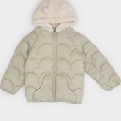 Resim Defacto Rüzgar Geçirmez Su Geçirmez Kapüşonlu Fermuarlı Yeşil Kız Bebek Mont E7951a5/gn270 Yeşil 