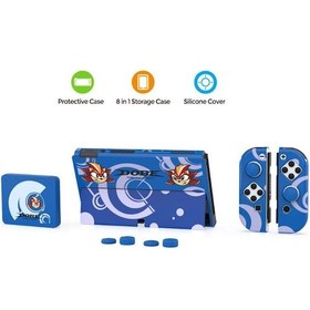 Resim Nintendo Switch Oled Çoklu Koruma Kiti 8 İn 1 Dobe Tns-1192b 