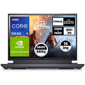 Resim G16 7630 G76302401024U 062 Intel Core i9-13900HX 16" 32 GB RAM 5600MHz 2 TB SSD 8 GB RTX 4070 QHD+ 240Hz W11Pro Gaming Laptop 